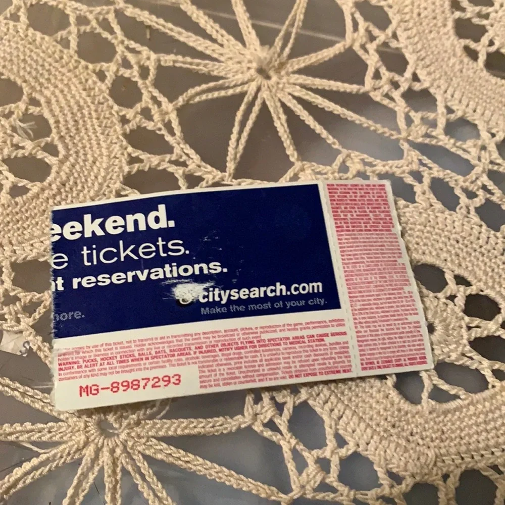 Billy Joel - Elton John Ticket 2002